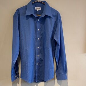 Yves Saint Laurent Royal Blue Dress Shirt
